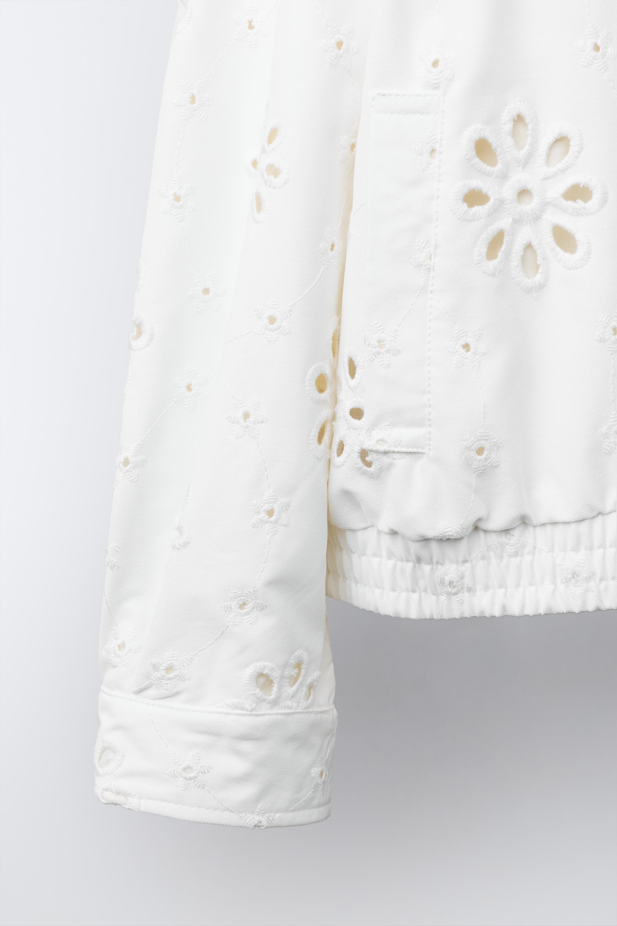 BLOUSON BRODERIE SUISSE